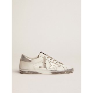 Super-Star sneakers with star and glitter heel tab