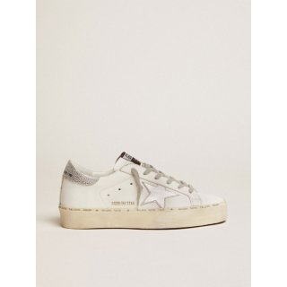 Hi Star sneakers with star and heel tab in metallic silver