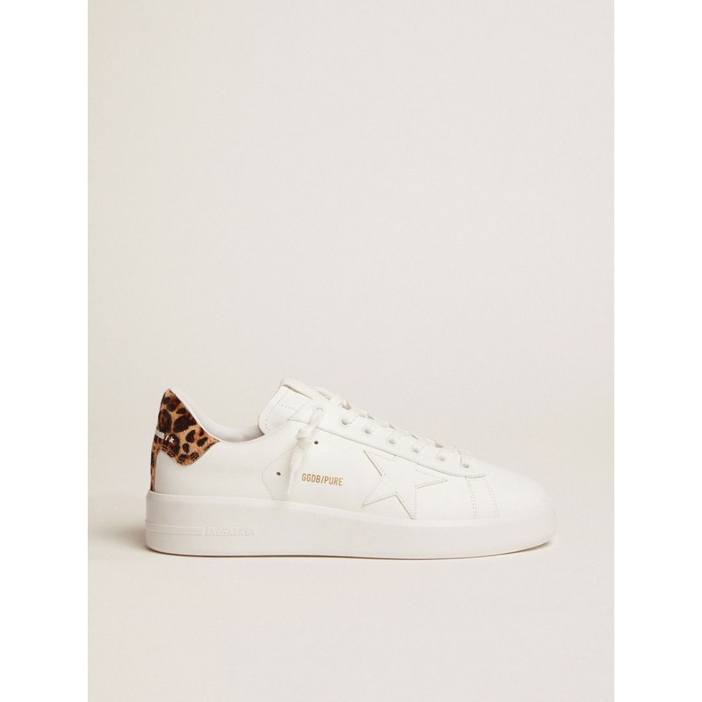 Women's Purestar sneakers with leopard-print heel tab